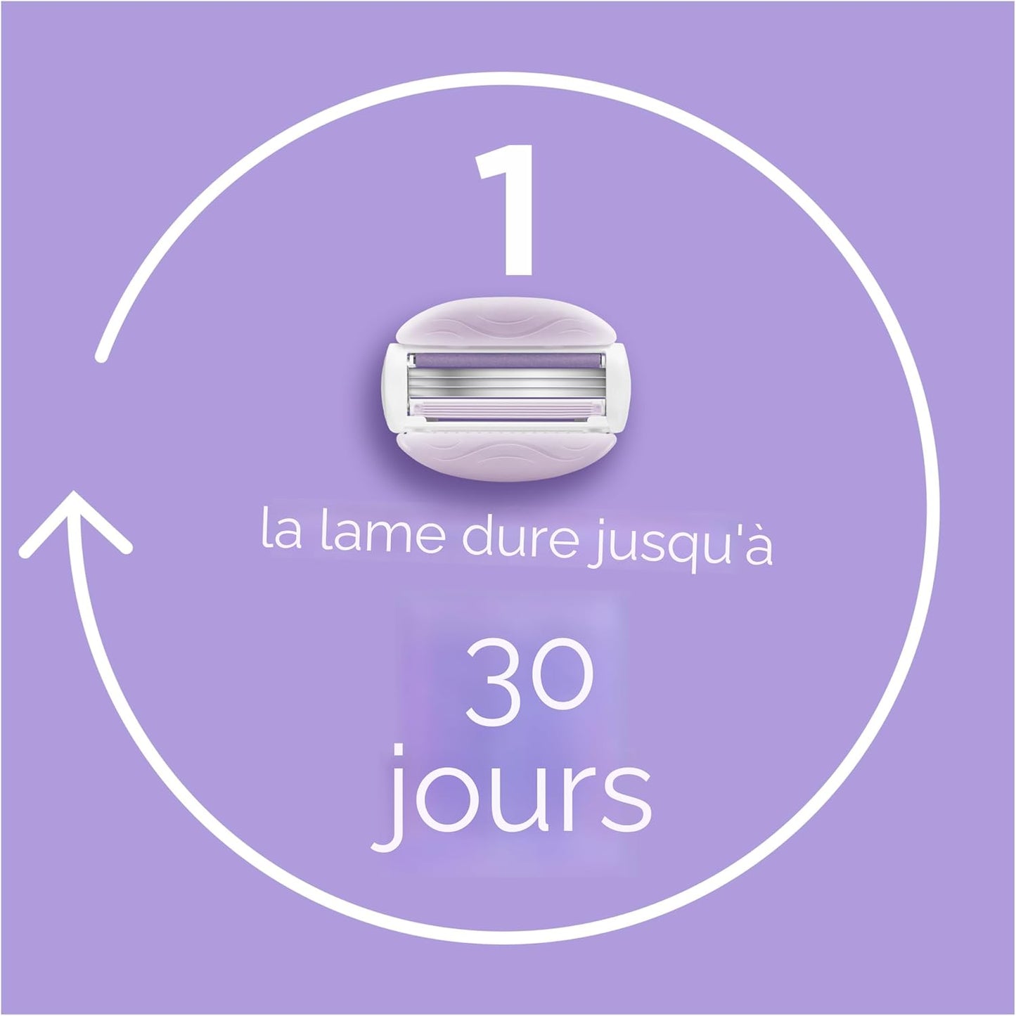 Venus Extra Comfortglide Femme + 1 Lame de Rasoir Rechange
